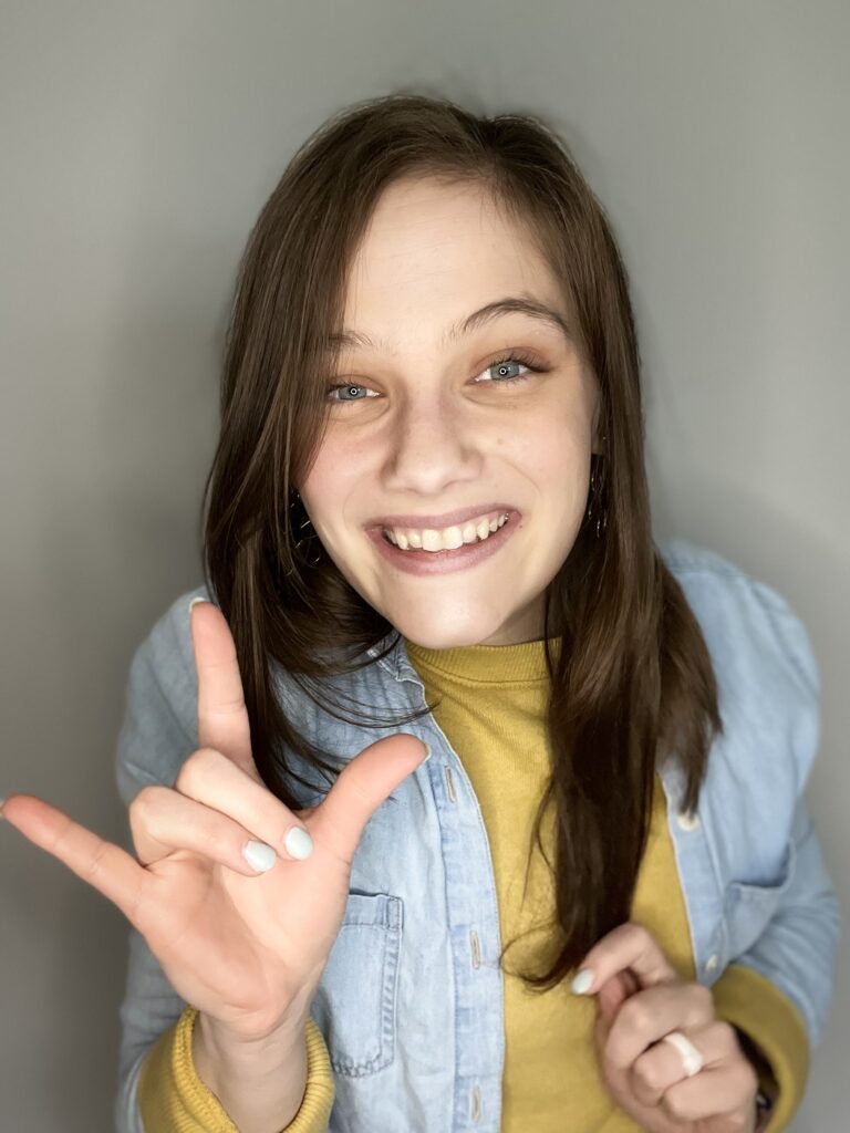 Hannah Bissonnette, American Sign Language Instructor at Absorbent Minds Montessori School